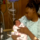 Keshondria Hull with Justice shortly after giving birth
WFAA-TV